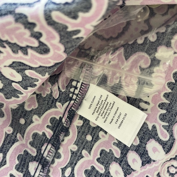 Talbots poplin fit & flare dress - Picture 6 of 7